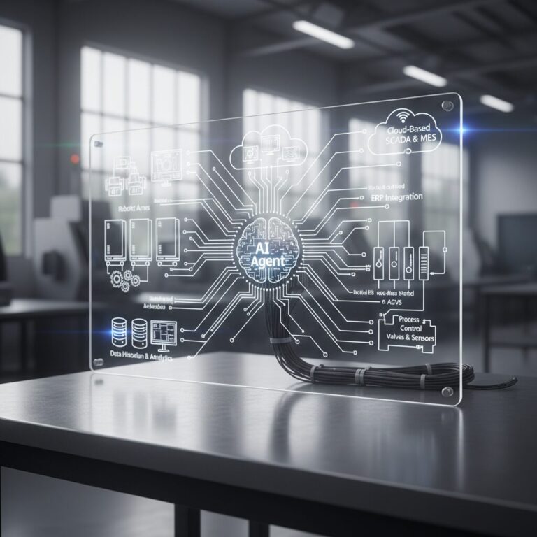MCP 자동화 아키텍처 다이어그램 AI 에이전트와 다양한 도구 연결