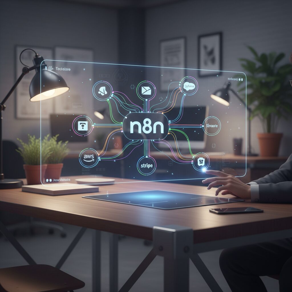 n8n 다양한 서비스 연동 대시보드