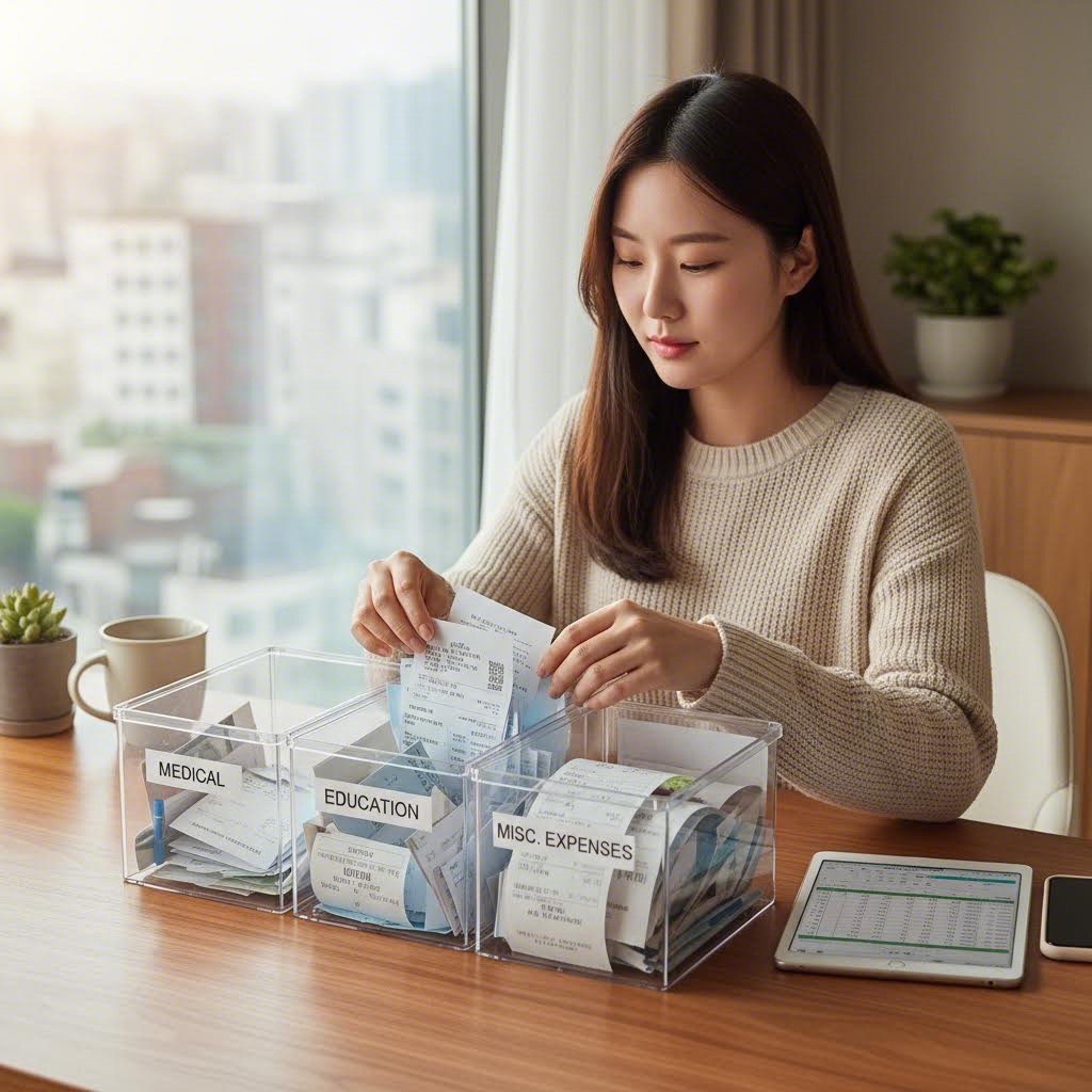 의료비 교육비 영수증 모아두는 방법