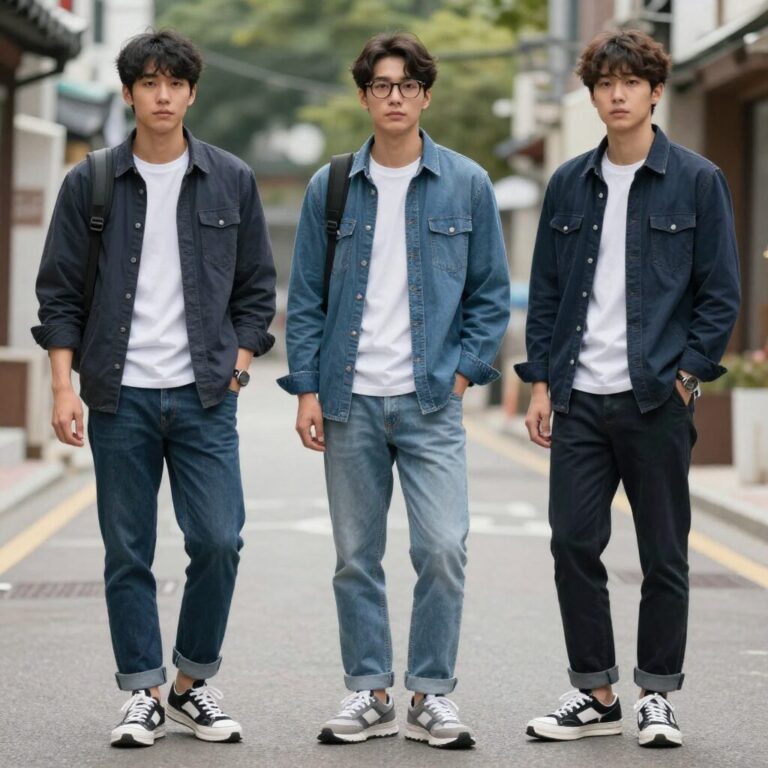 항공점퍼를 활용한 다양한 데일리 캐주얼 코디