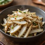 풋마늘무침 완성 사진