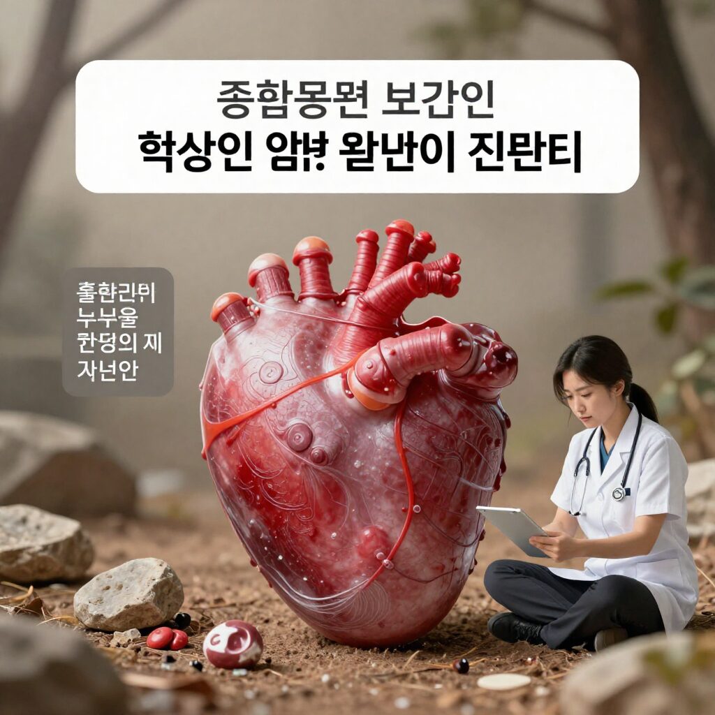 종합보험에서 핵심 보장인 암 뇌 심장 진단비의 중요성을 설명하는 개념 이미지