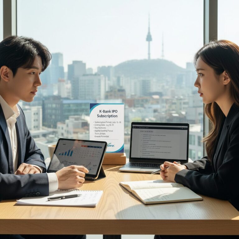 케이뱅크 공모주 청약 일정과 주요 특징 요약