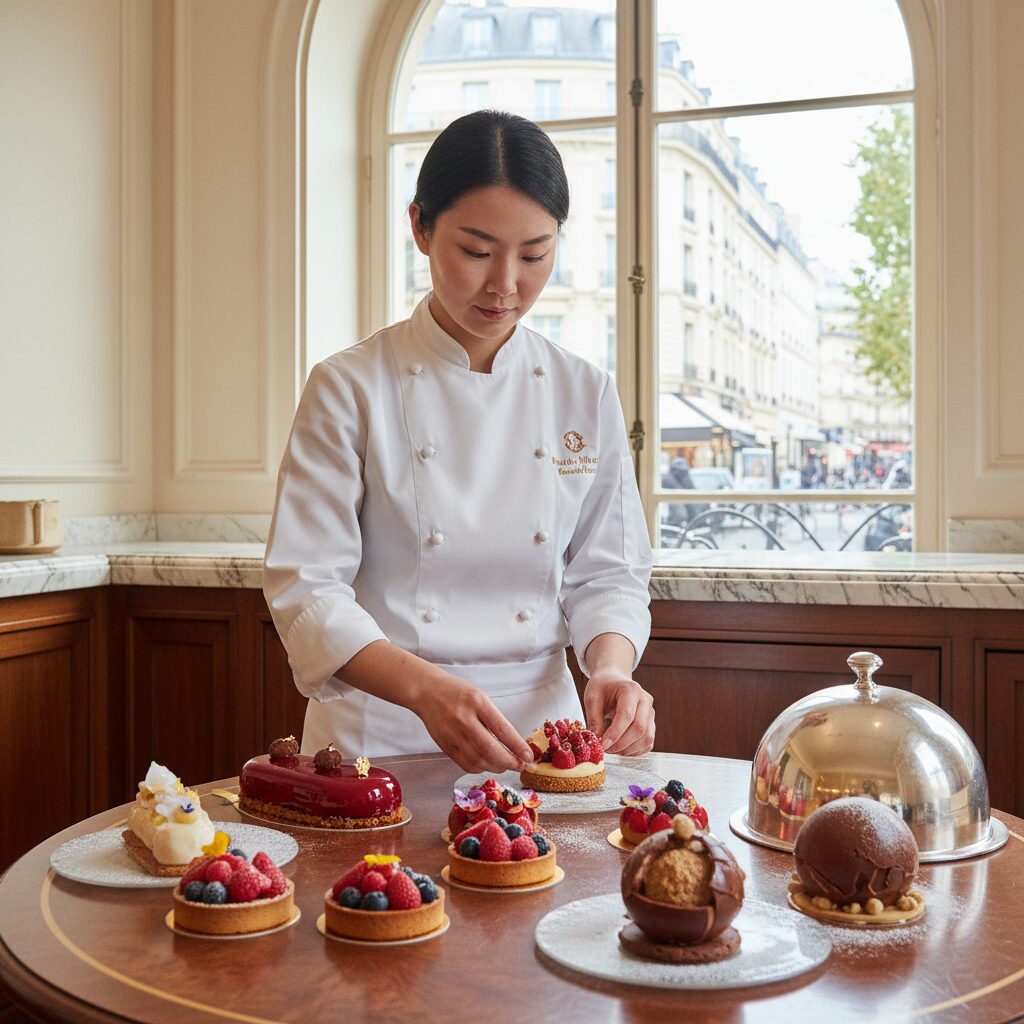 김나래 파티시에가 파크 하얏트 파리 방돔에서 만든 디저트