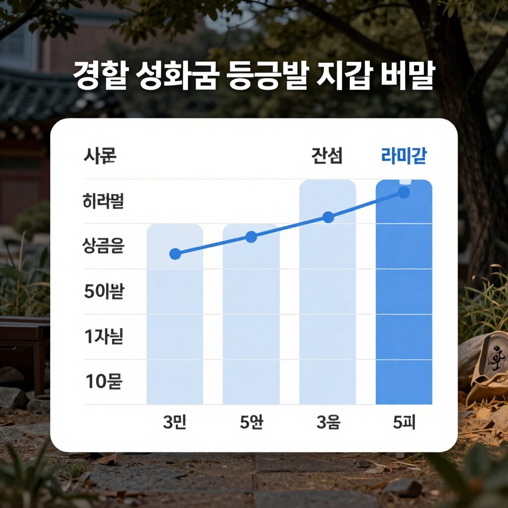 경찰 성과급 등급별 지급 비율을 보여주는 차트