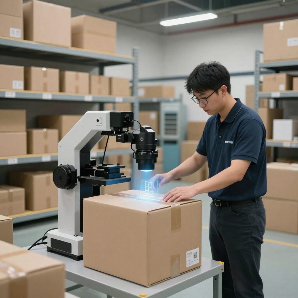 3D 카메라를 이용한 물류센터 박스 부피 측정 시스템