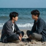 바다 건너 듀엣에서 박기영과 바우터 하멜의 연습실에서의 갈등 장면을 묘사한 이미지