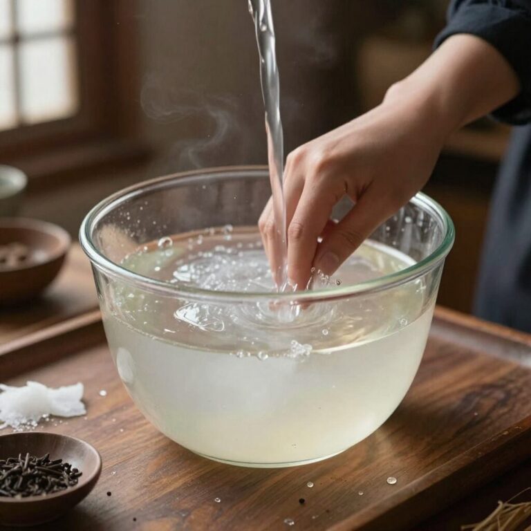 집에서 만드는 백설기 레시피 과정을 보여주는 사진