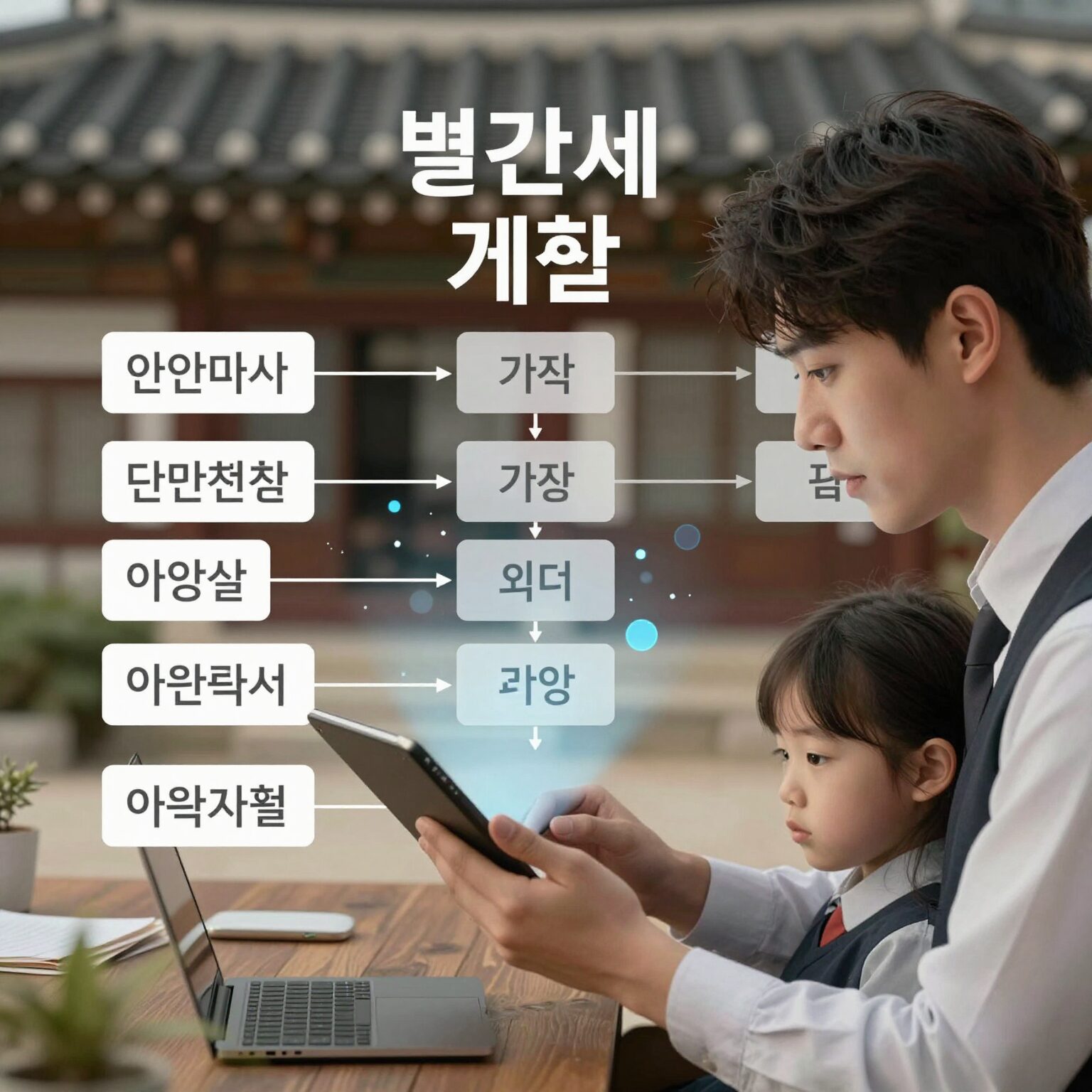 법인세 계산 과정을 단계별로 보여주는 다이어그램