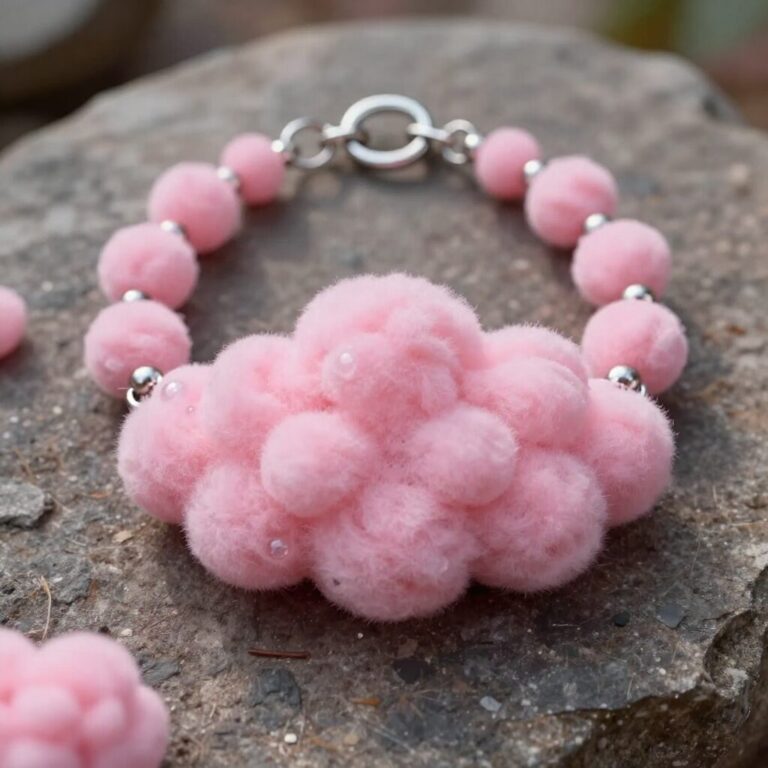 핑크색 구름 모양 키링이 연결된 이클립스 세트 사진