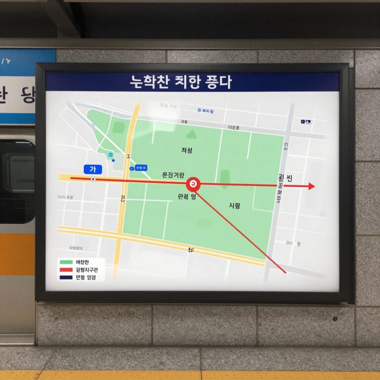 광화문 공연 당일 지하철 무정차 구간 및 대체 이동 경로 표시된 지도