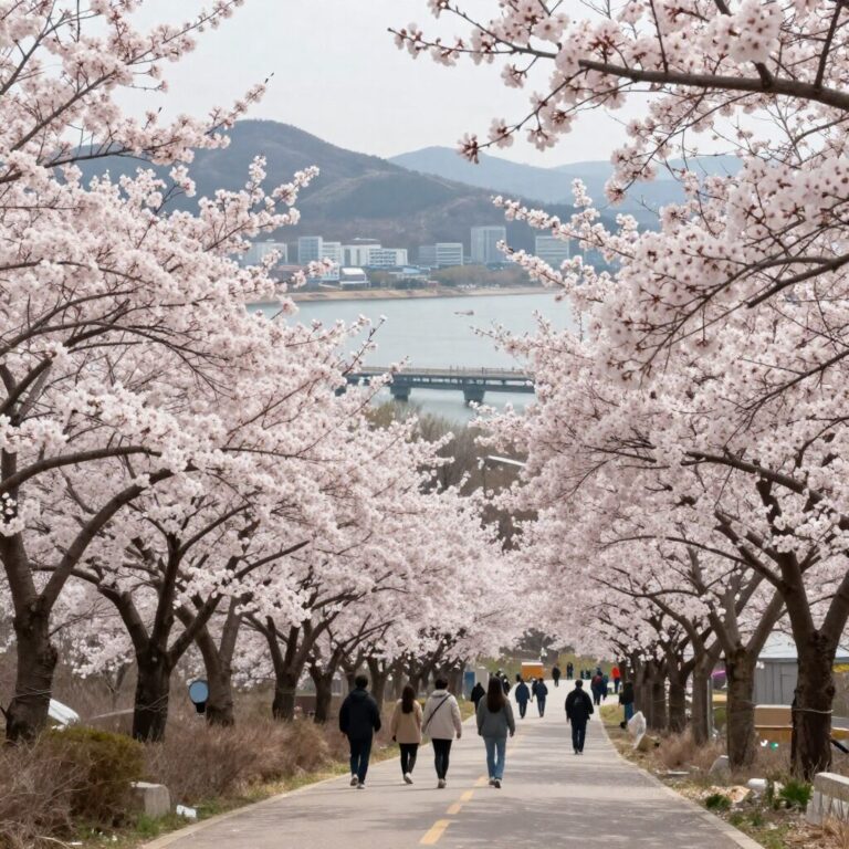 2026년 광양매화축제 예상되는 만개한 매화꽃밭과 섬진강 풍경