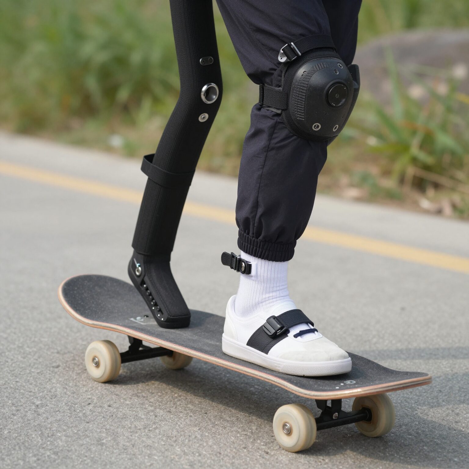 21세기 킥보드 높이 조절 방법을 보여주는 사진