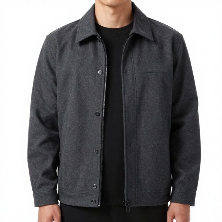 리바이스 청자켓을 여밈과 오픈 스타일링으로 연출한 모습 비교