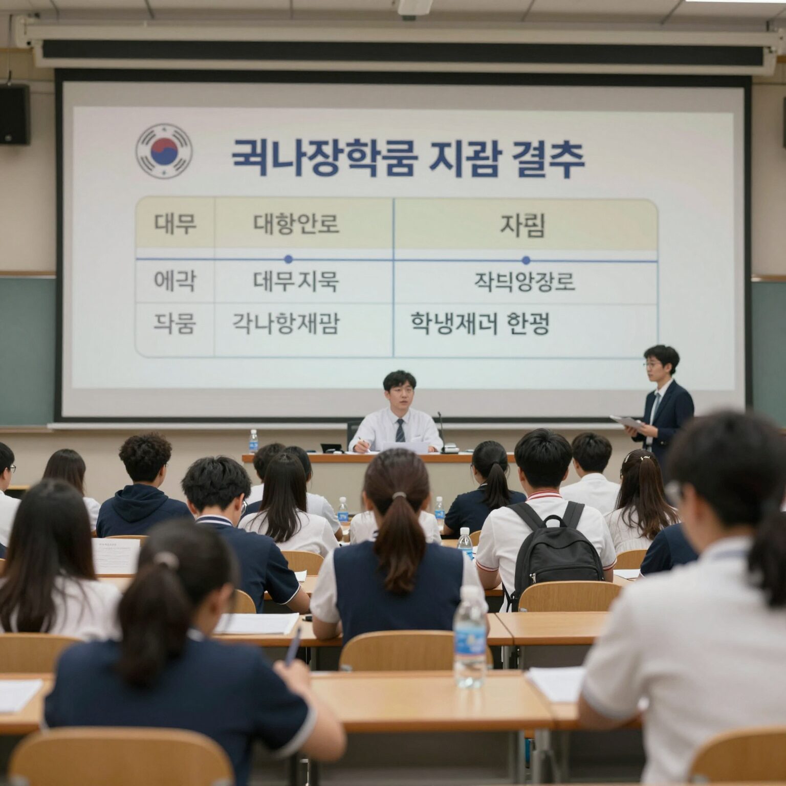 국가장학금 지급 절차도 한국장학재단에서 대학으로 예산 지급 후 학생 계좌 환급 흐름