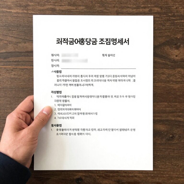 퇴직급여충당금 조정명세서 작성 방법 단계별 안내