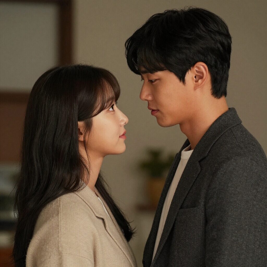 샤이닝 드라마 주인공 연태서와 모은아의 감성적인 재회 장면