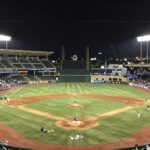 휴스턴 다이킨 파크 야구장 야간 전경