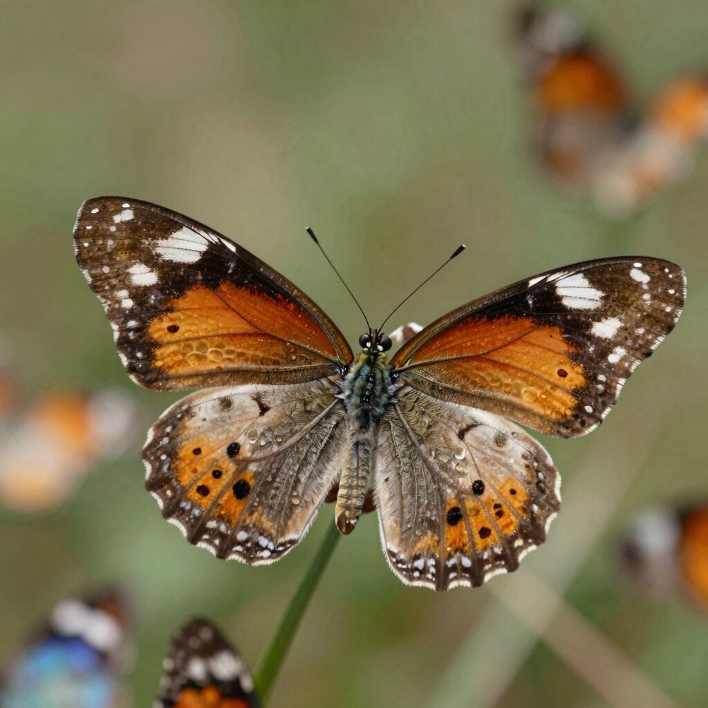 함평 나비대축제에서 날아다니는 나비들