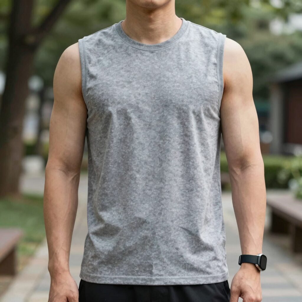 아이더 쿨리츠 아이스 반팔티 원단 질감과 사이즈 실측 정보