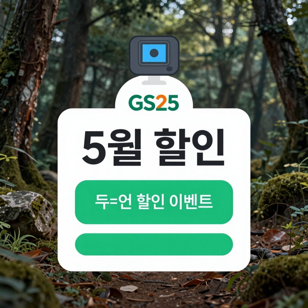 GS25 앱 5월 쿠폰 할인 이벤트 화면