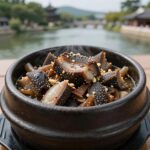 광주 황룡친수공원 근처 일품양평해장국에서 나온 푸짐한 뼈다귀해장국