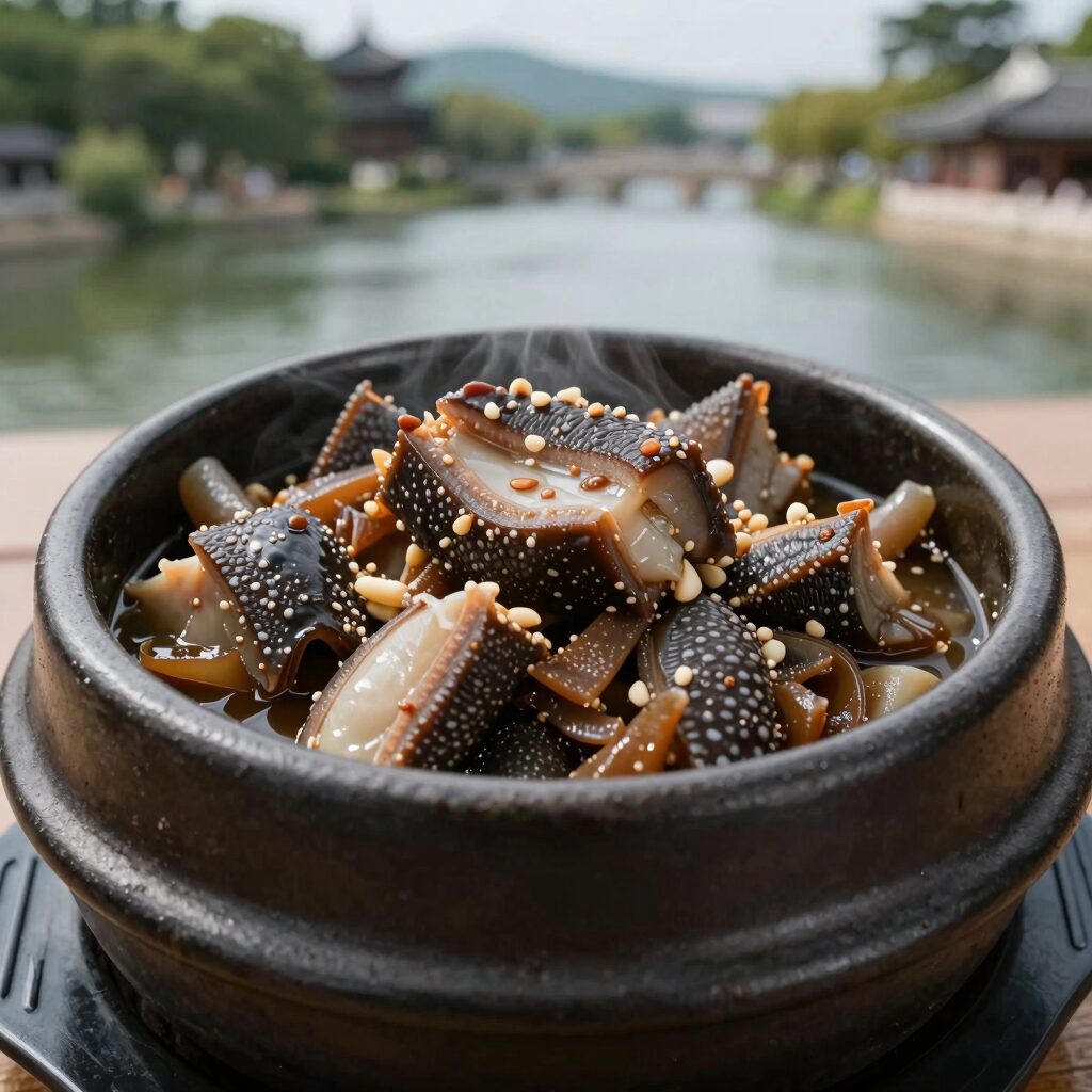 광주 황룡친수공원 근처 일품양평해장국에서 나온 푸짐한 뼈다귀해장국