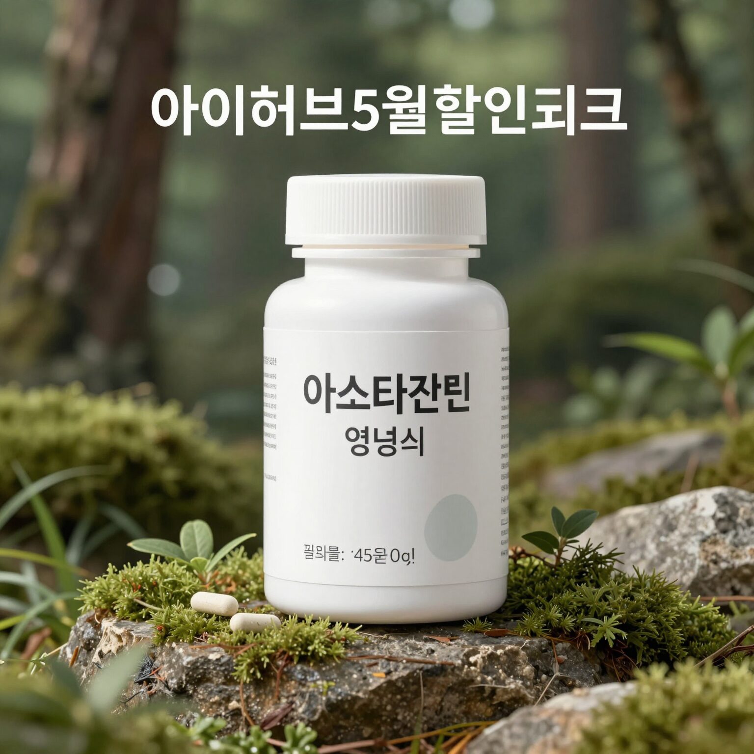 아이허브5월할인코드 적용한 아스타잔틴 영양제 제품 사진