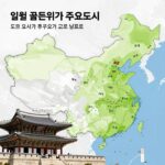 일본 5월 골든위크 주요 도시 도쿄 오사카 후쿠오카 교토 삿포로 날씨 비교 지도