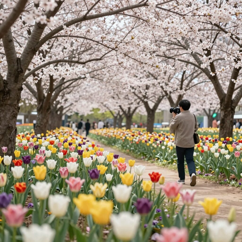 5월 꽃구경 인생샷 명소에서 찍은 화려한 꽃밭