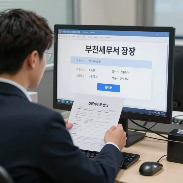 부천세무서 전화번호 소득세과 상담 후 현금영수증 귀속자 변경 처리 완료