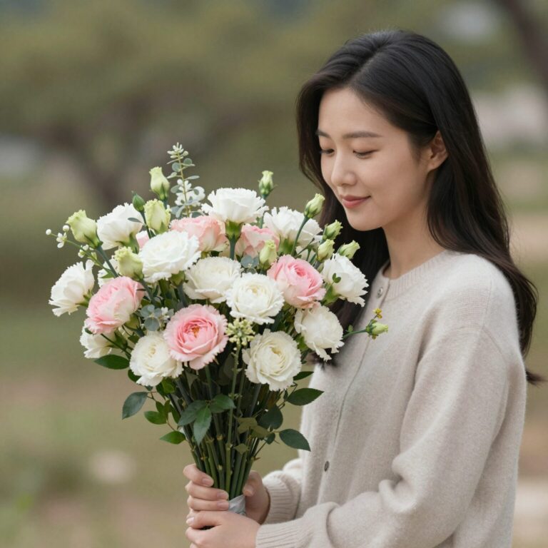 어버이날 카드와 카네이션 이미지