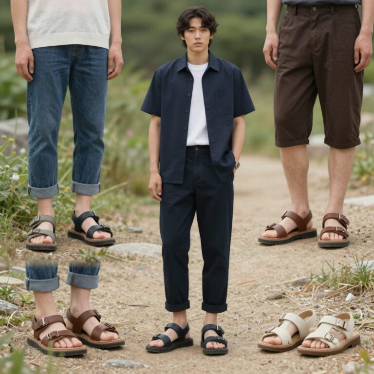 찰스앤키스 샌들 다양한 스타일링 연출