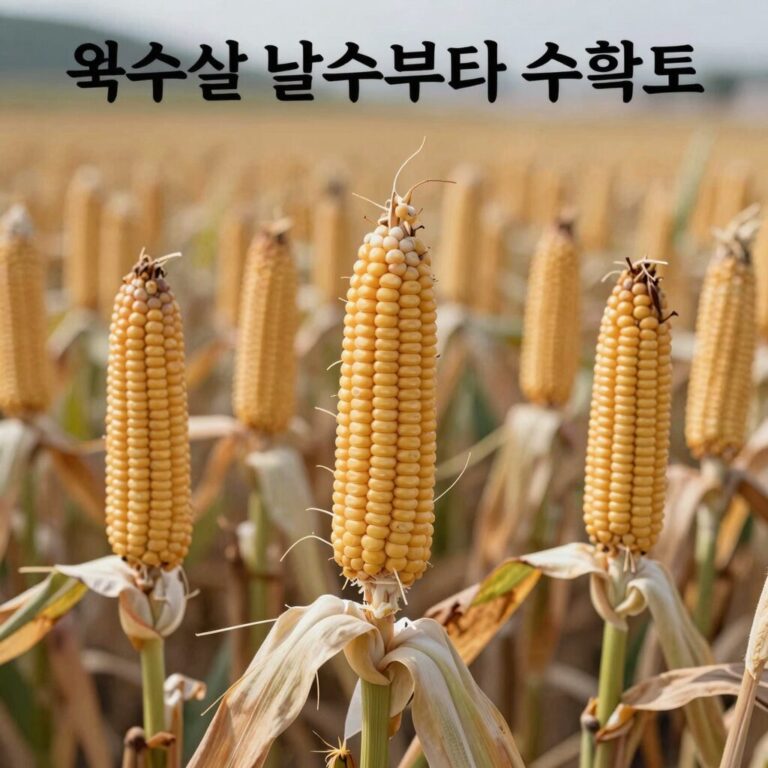 옥수수 한살이 발아부터 수확까지 단계별 성장 모습
