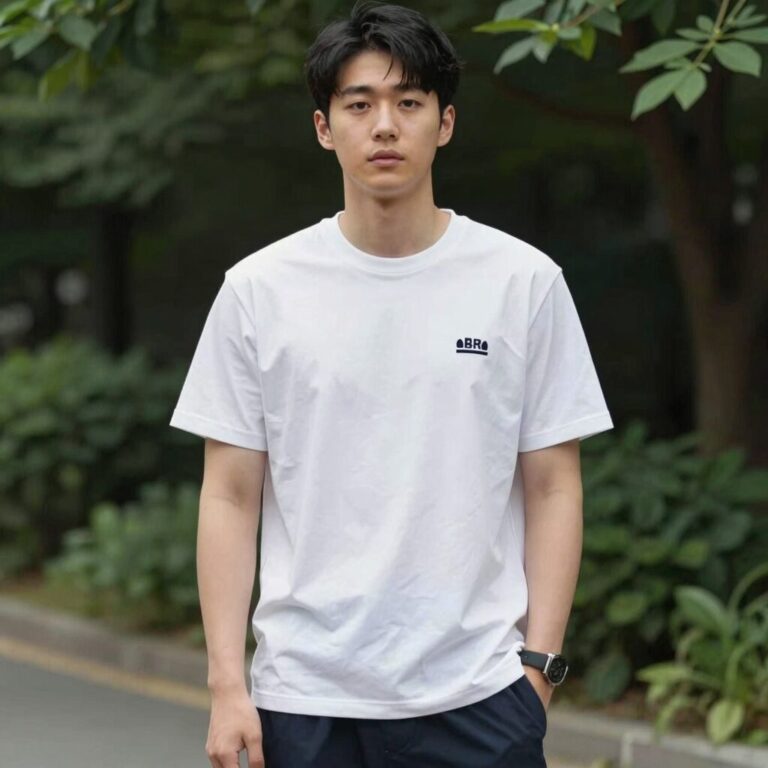 디스커버리 반팔티 여름 스타일링