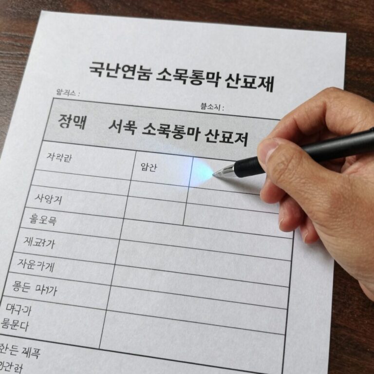 국민연금 소득총액신고서 작성 서류와 계산기 이미지