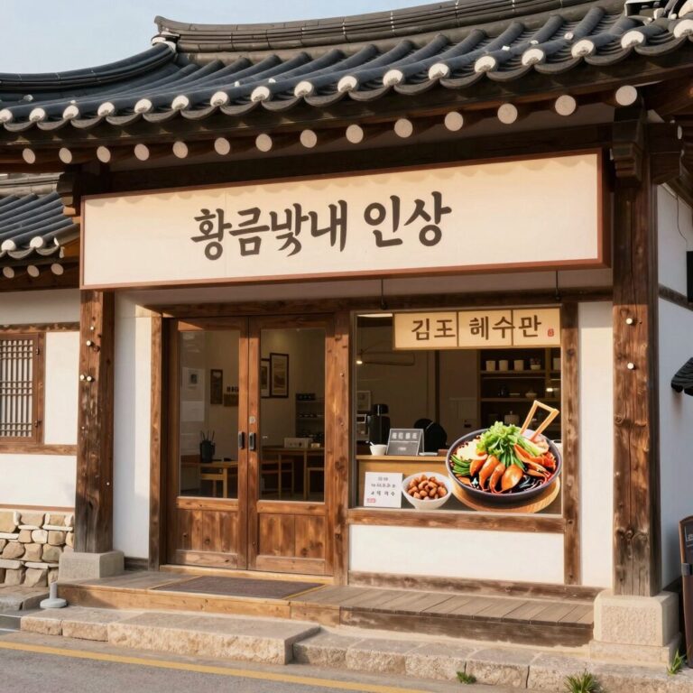 황금빛 내 인생 촬영지 김포 중국관 외관과 메뉴판