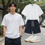 남자여름옷 코디 예시 명동 H&M과 주우재 스타일링