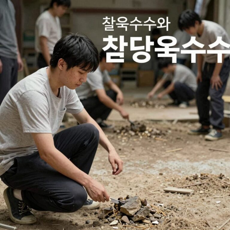 찰옥수수와 초당옥수수 삶는법 차이를 설명하는 이미지
