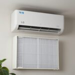 LG 휘센 에어컨 필터 분리 방법