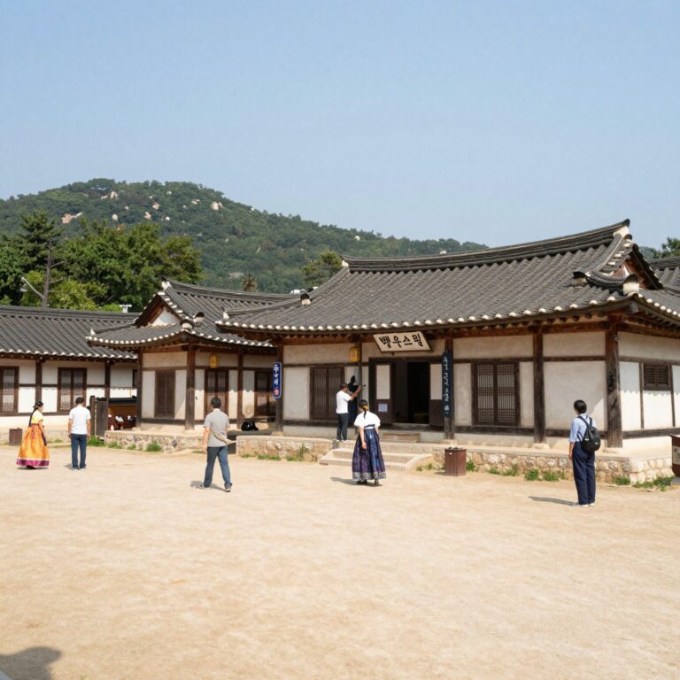 웰컴 투 수근스쿨 촬영지 의성 오토산 고택 한옥 전경